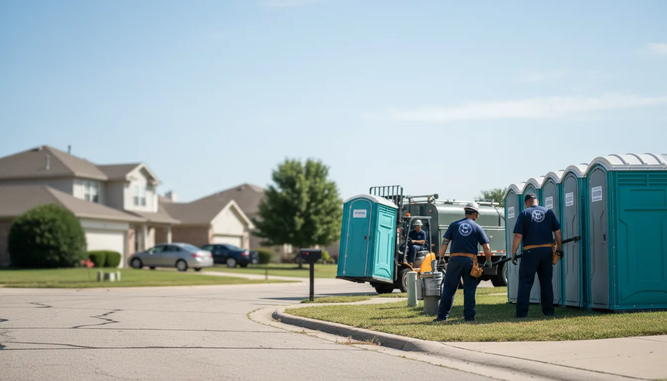 Porta Potty Rental in Honobia, OK near me